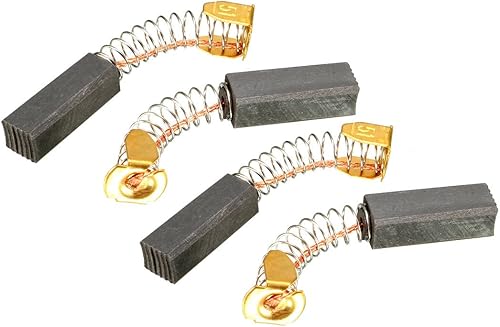 uxcell 4 cepillos de carbono, para motor eléctrico, 0.787 inx0.276 inx0.236 in, herramienta eléctrica, cinta de correr, motor de elevación, pieza de