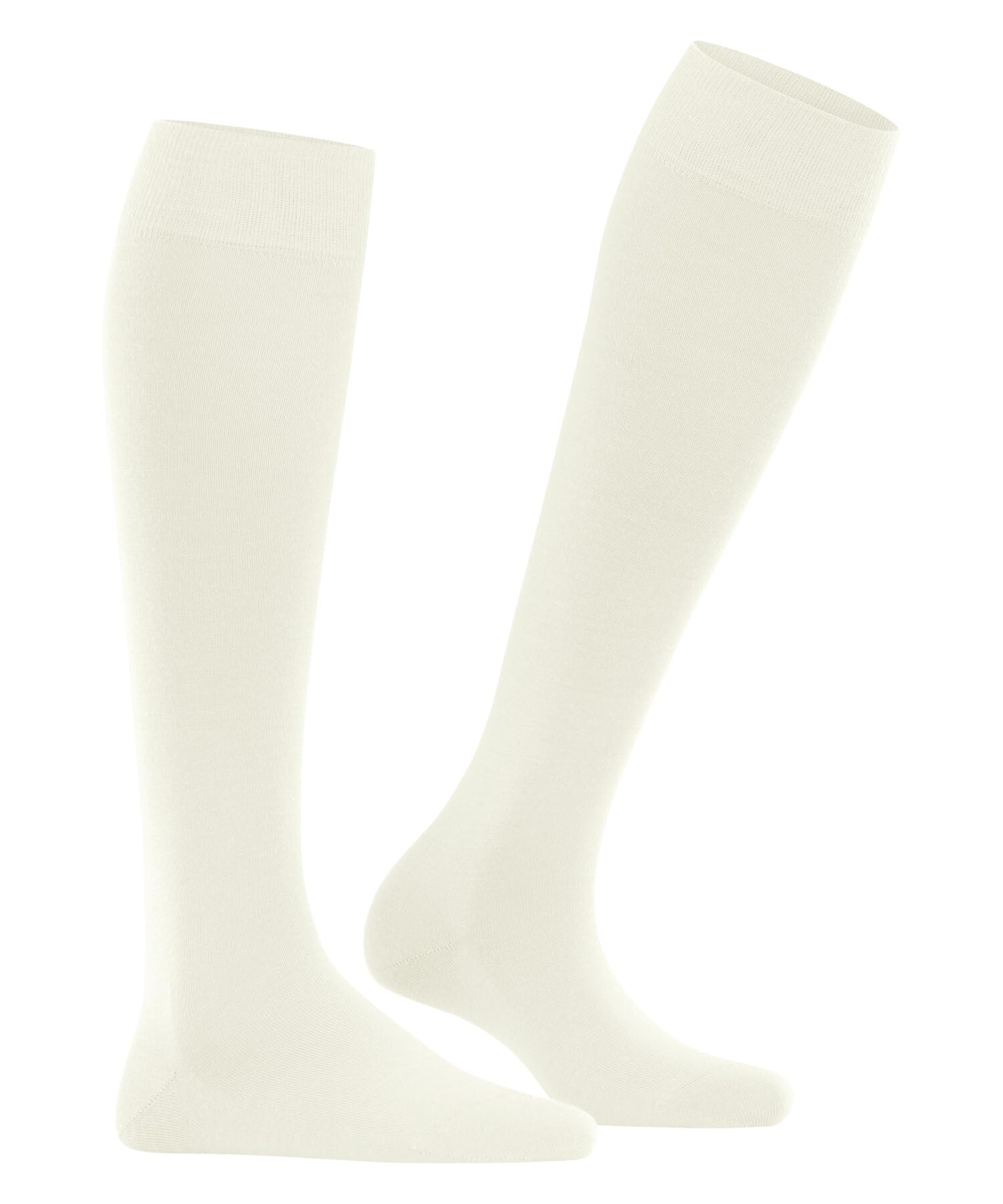 FALKE Kobiety Podkolanówki Softmerino W Kh wełna bawełna długie jednokolorowe 1 Para, Biały Off-White 2040, 37-38