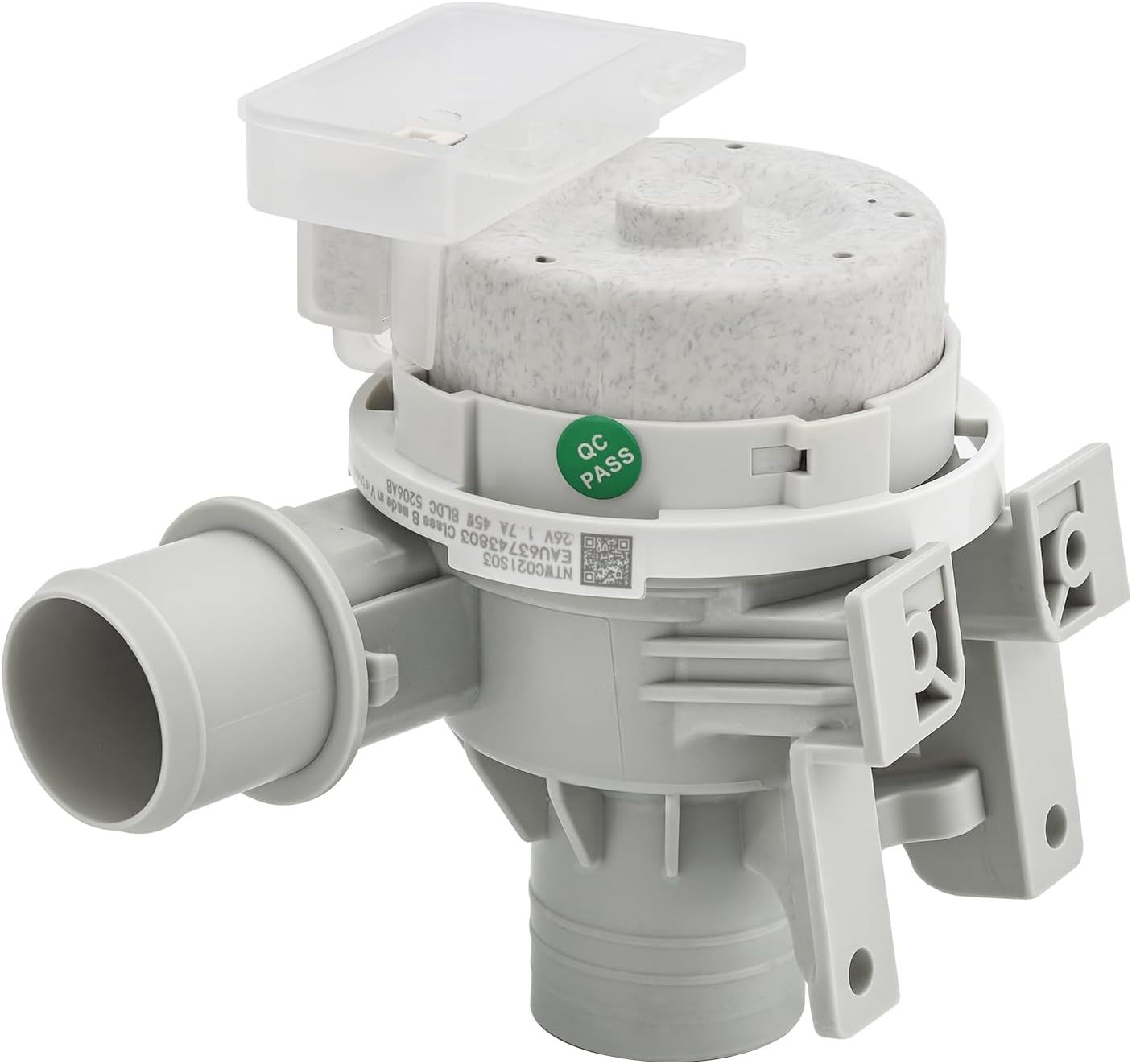AHA75673404 Washer Drain Pump Assembly Fit for LG WT7800CV WT7100CW WT7060CW WT7300CV WT7800CW WT7900HBA WT7150CW WT7305CW WT7305CV WT7250CW WT7405CW Replace AP6978814 PS12748410