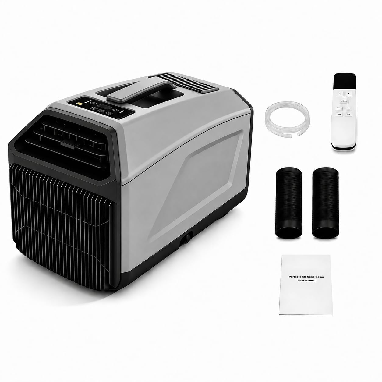 Senodon One Color 4000 Btu Portable Air Conditioner, Dual Hose Ac For Tent, Rv, Van, Camping