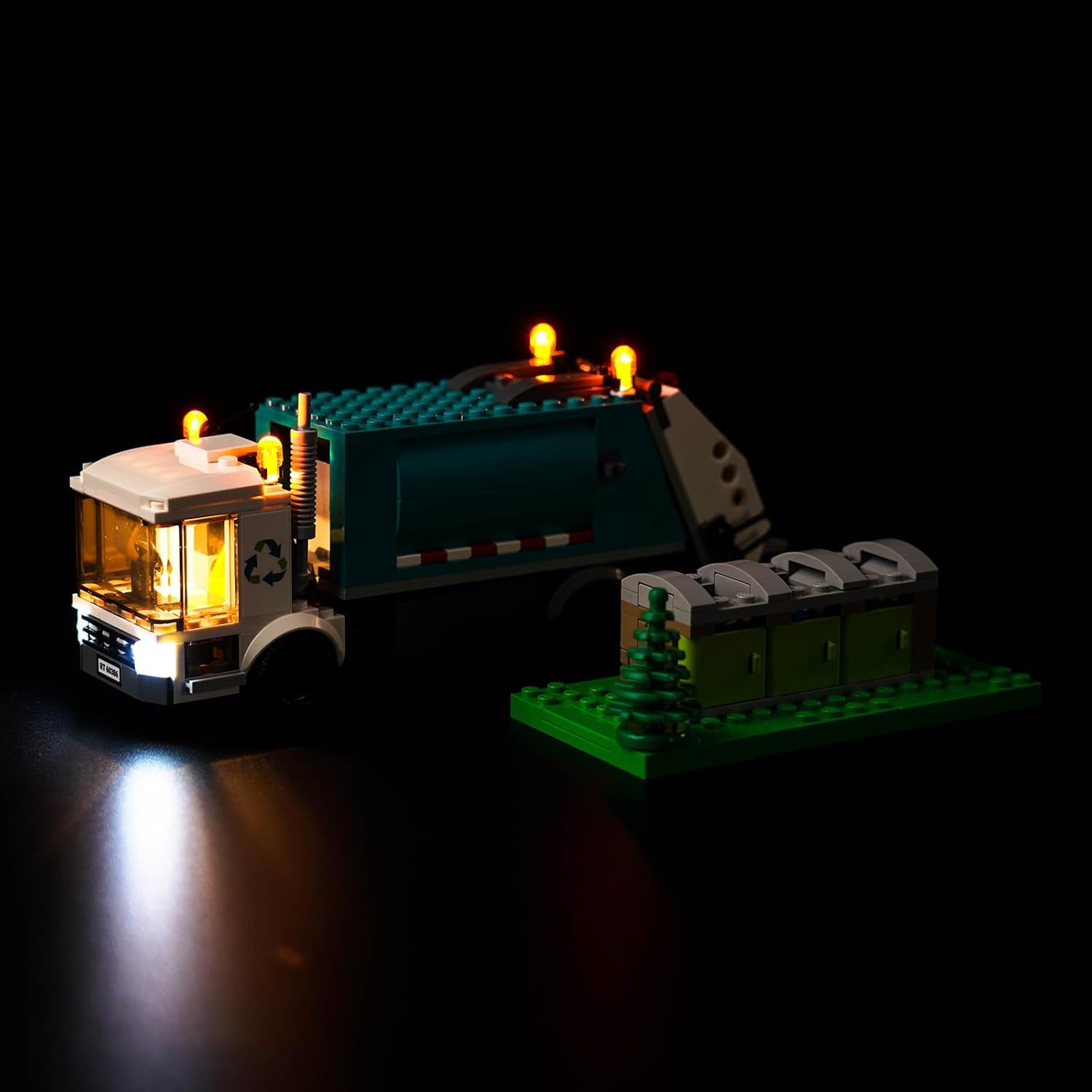 LED Light Kit Compatible with 60386 City Recycling Truck, Light Kit ONLY, The Model is NOT Included