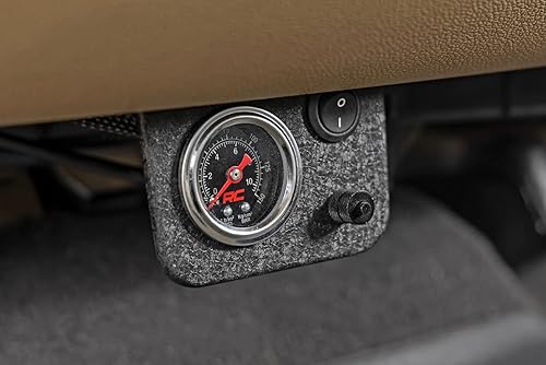 Miniatura 3 de Rough Country Compresor de bolsa de aire integrado con manómetro  Compresor de resorte de aire - 10100 plateado