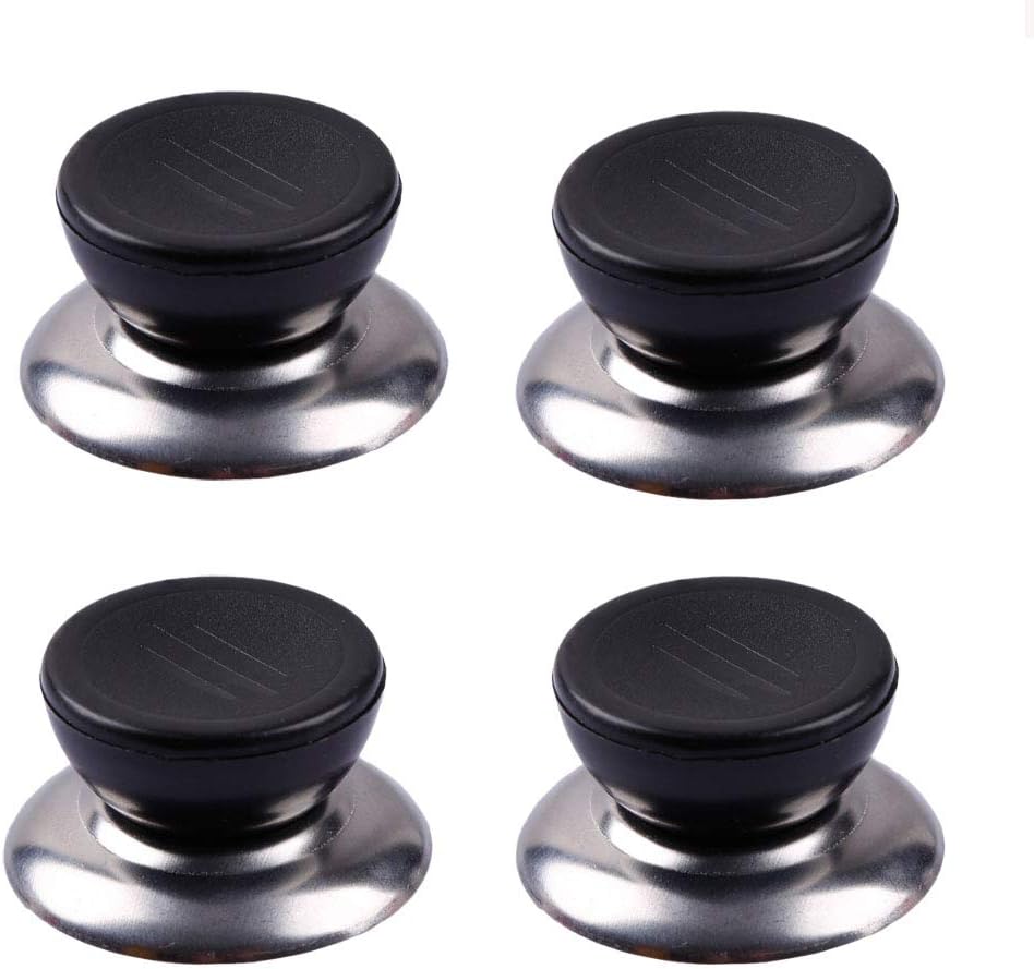 Universal Pot Lid Cover Knob Handle, 4 Pcs HeatResistant Pot Pan Lids Knob,Cooking Pot Pan Lids