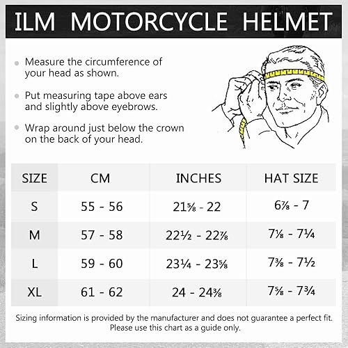 Miniatura 2 de ILM Casco de motocicleta de cara completa para hombres y mujeres, casco deportivo dual Pinlock anti niebla para motos de nieve para adultos, modelo