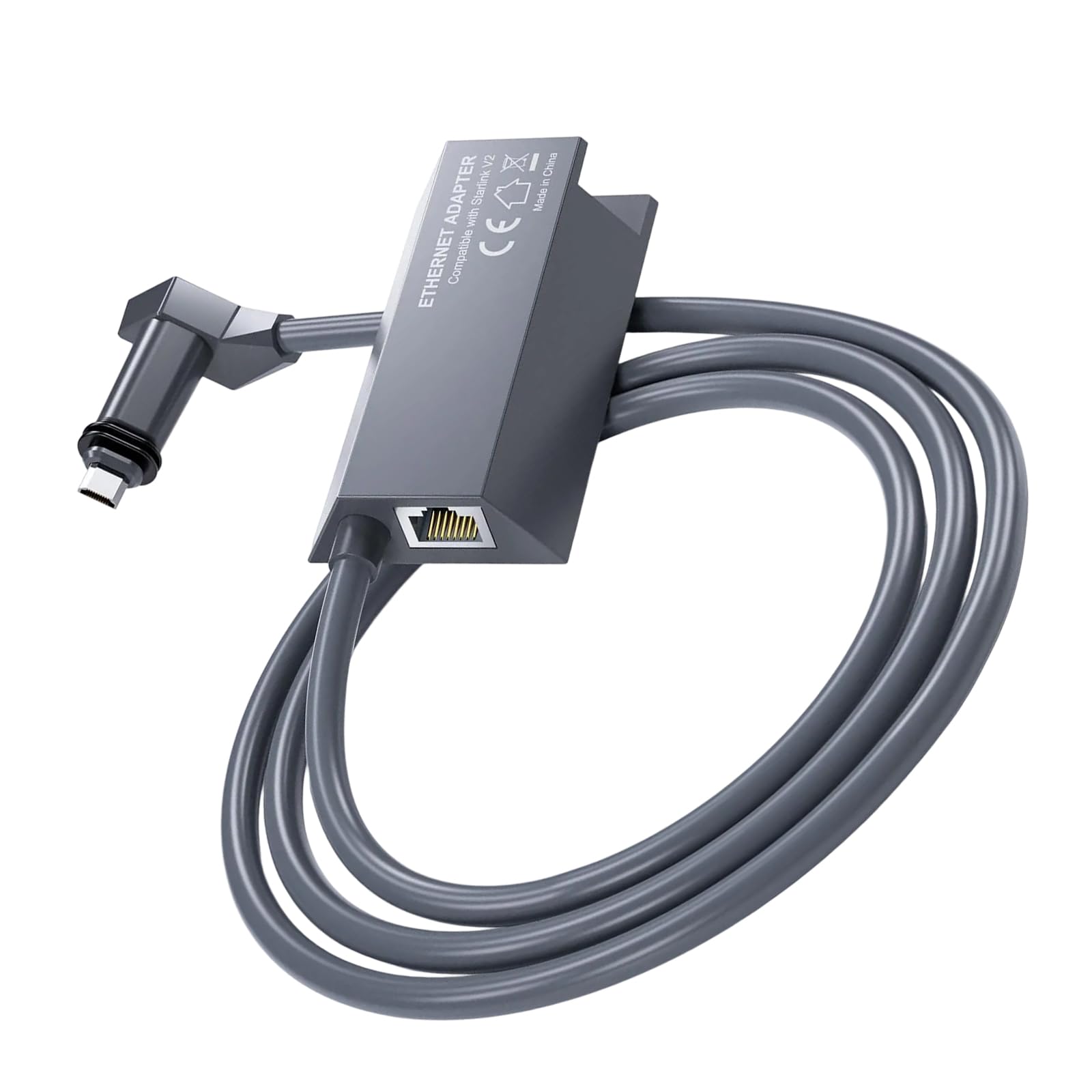 PASNMKvn Ethernet Adapter for Stable Wireds Connection with Actuated Satellite