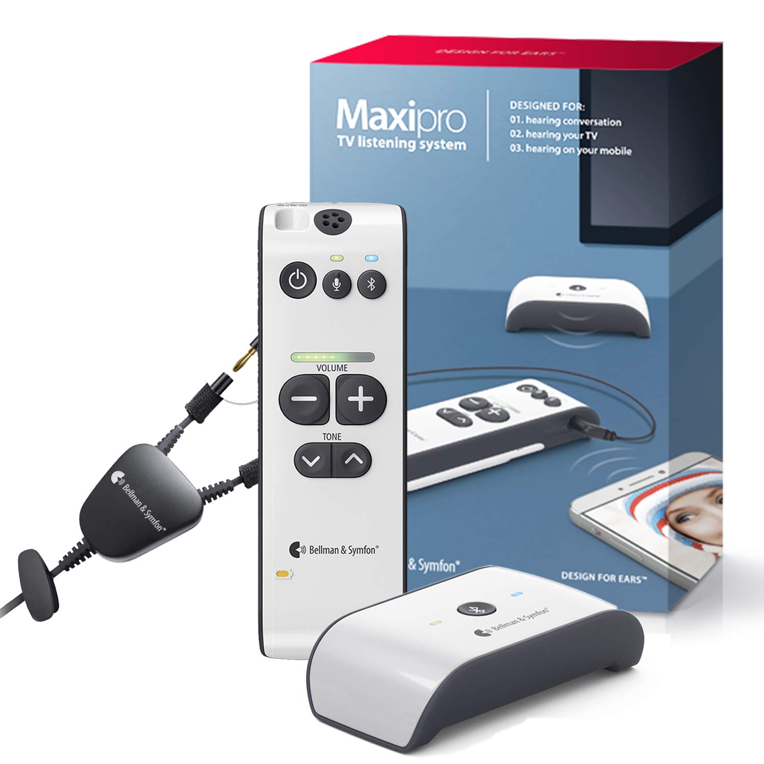 Neckloop Bellman Buy Bellman & Symfon Maxi Pro 3-IN-1 Bluetooth TV Listening Device ...