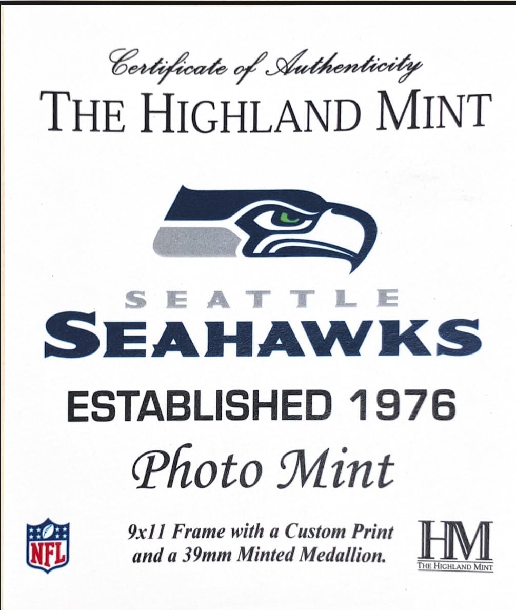 Highland Mint NFL Seattle Seahawks 9" x 11" Stadium Coin Photo Mint