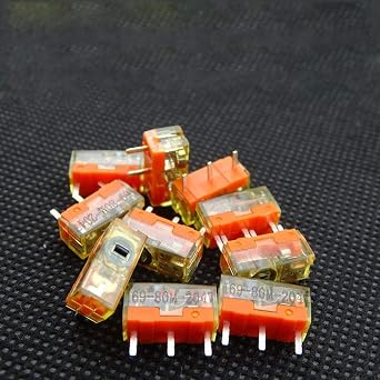 Office Electronics,2Pc TTC Dustproof Gold Mouse Micro Switch Micro Button Gold Contactor 80 Million