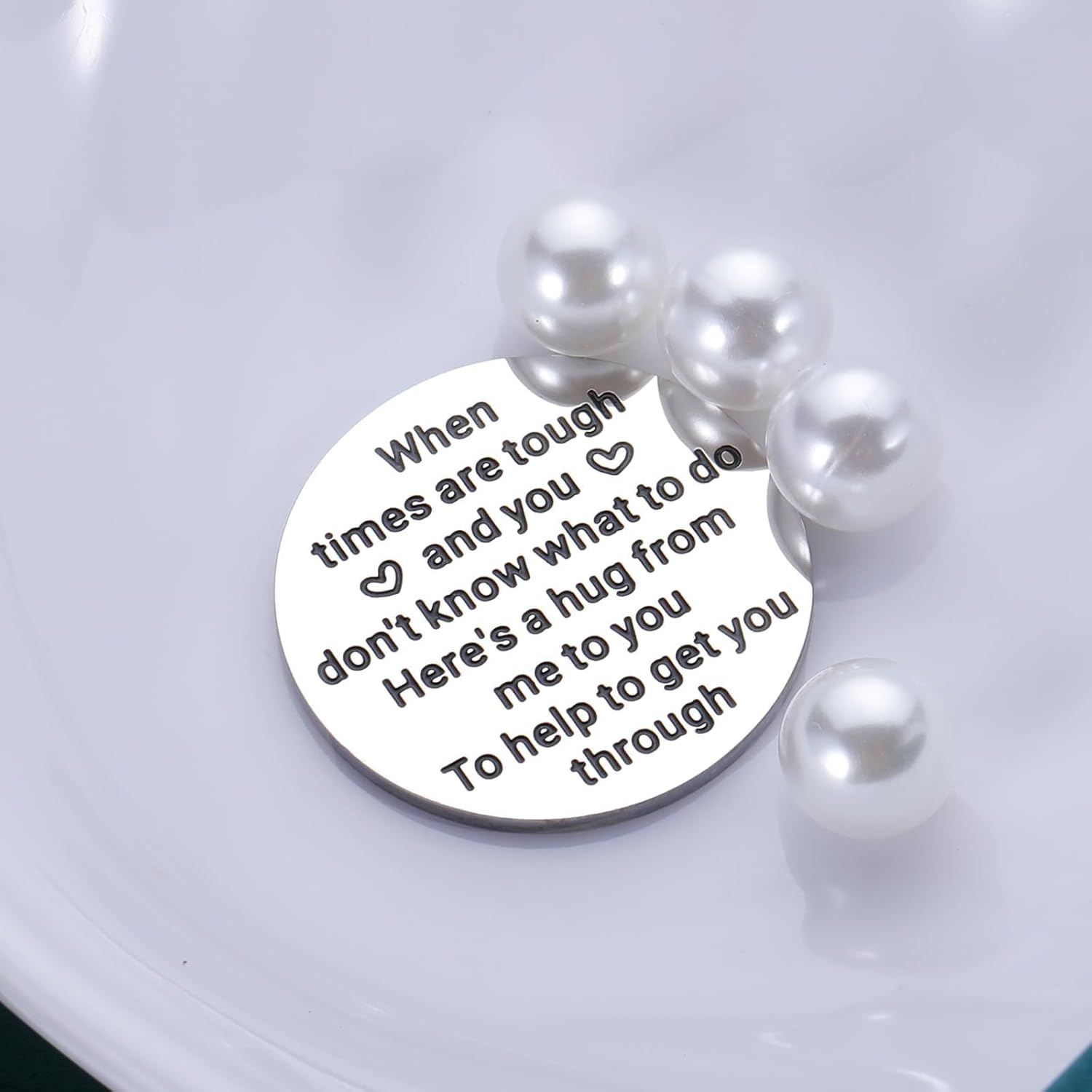 Mental Health Gifts for Women Breast Cancer Awareness Accessories Get Well Soon Gifts for Women Men Pocket Hug Token Long Distance Relationship Affirmation Gifts for Men Dorm Room Essentials Birthday