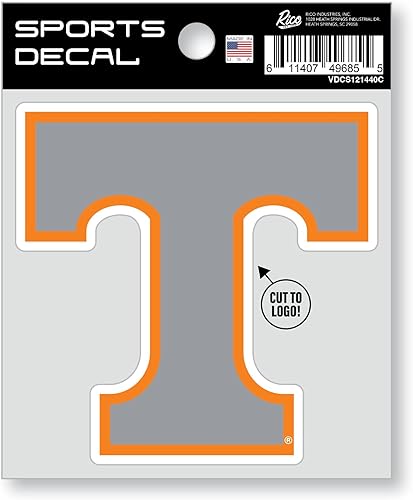 Miniatura 1 de Rico Industries NCAA - Calcomanía unisex para adultos con logotipo primario 4 x 4