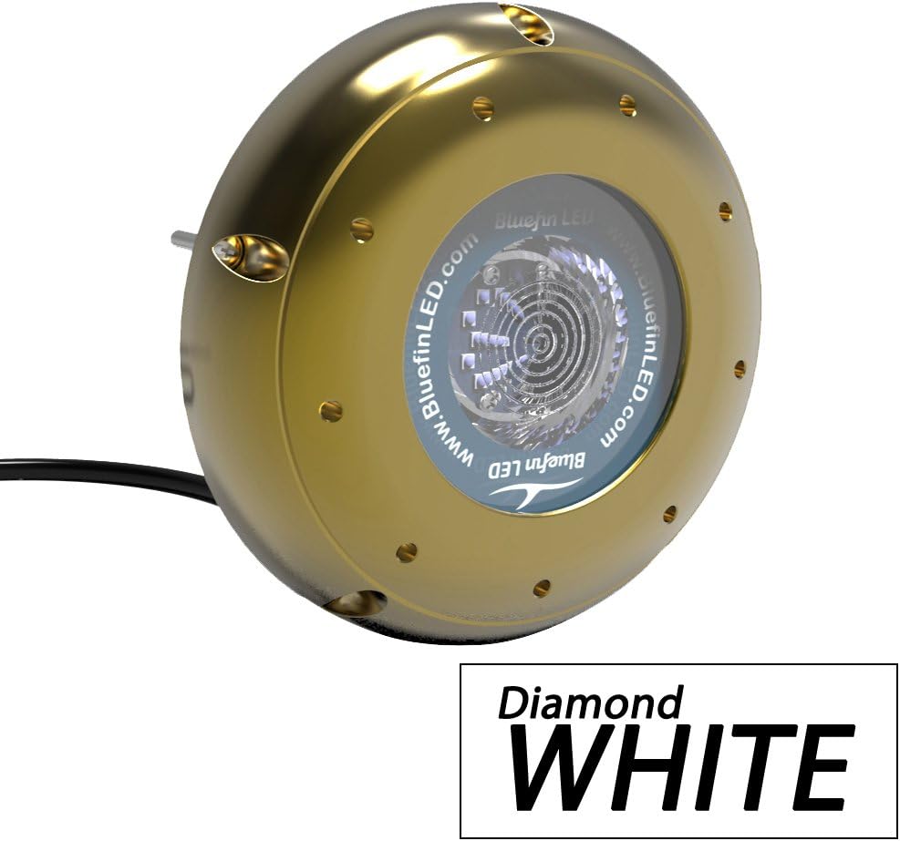 1 - Bluefin LED Hammerhead H20 Surface Mount Underwater LED Light - 9000 Lumens - Diamond White