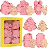 Weihnachtsthema ： Ausstechformen Set, verschiedene Größe und Formen Keksausstecher können Ihre verschiedenen Bedürfnisse erfüllen. Verwenden Sie unsere Xmas Keksausstecher, um Spaß an Zuckerguss Kekse mit Freunden und Familie zu Hause zu machen und genießen Sie die schöne festliche Atmosphäre!