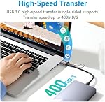 AVMAX USB C to USB Adapter 4 Pack,High-Speed Data Transfer,USB C Male to USB Female 3.0 OTG Adapter for iMac,MacBook Pro Air, iPhone 16 15,iPad,Microsoft Surface,Samsung Galaxy S24/S23/S22 (Black1)
