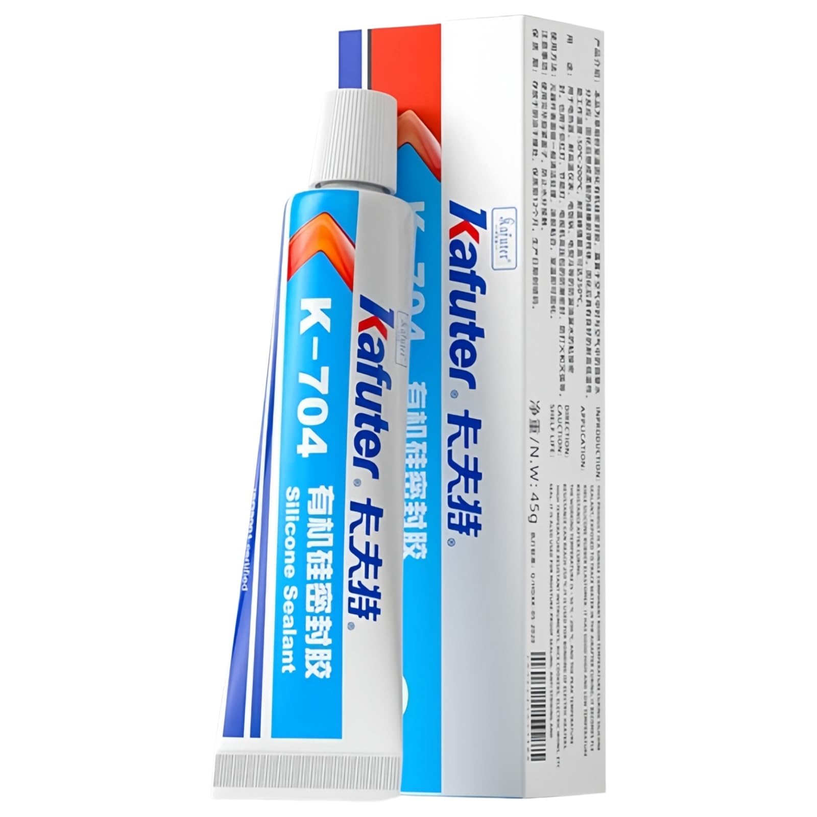 VIDOO 45g Kafuter 704 Silicone Rubber Industrial-Grade Adhesive Strong Bonding Agent for Electronic Component Fixing — Waterproof & Insulating Sealant, K-704