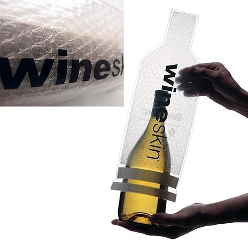 Bolsa de Wineskin de piel de vino, paquete de 8