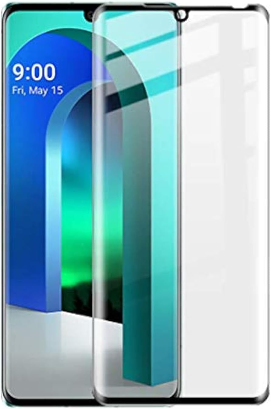for LG Velvet 3D Curved Screen Tempered Glass - (2PACK) High Clear Full Coverage Screen Protector for LG Velvet