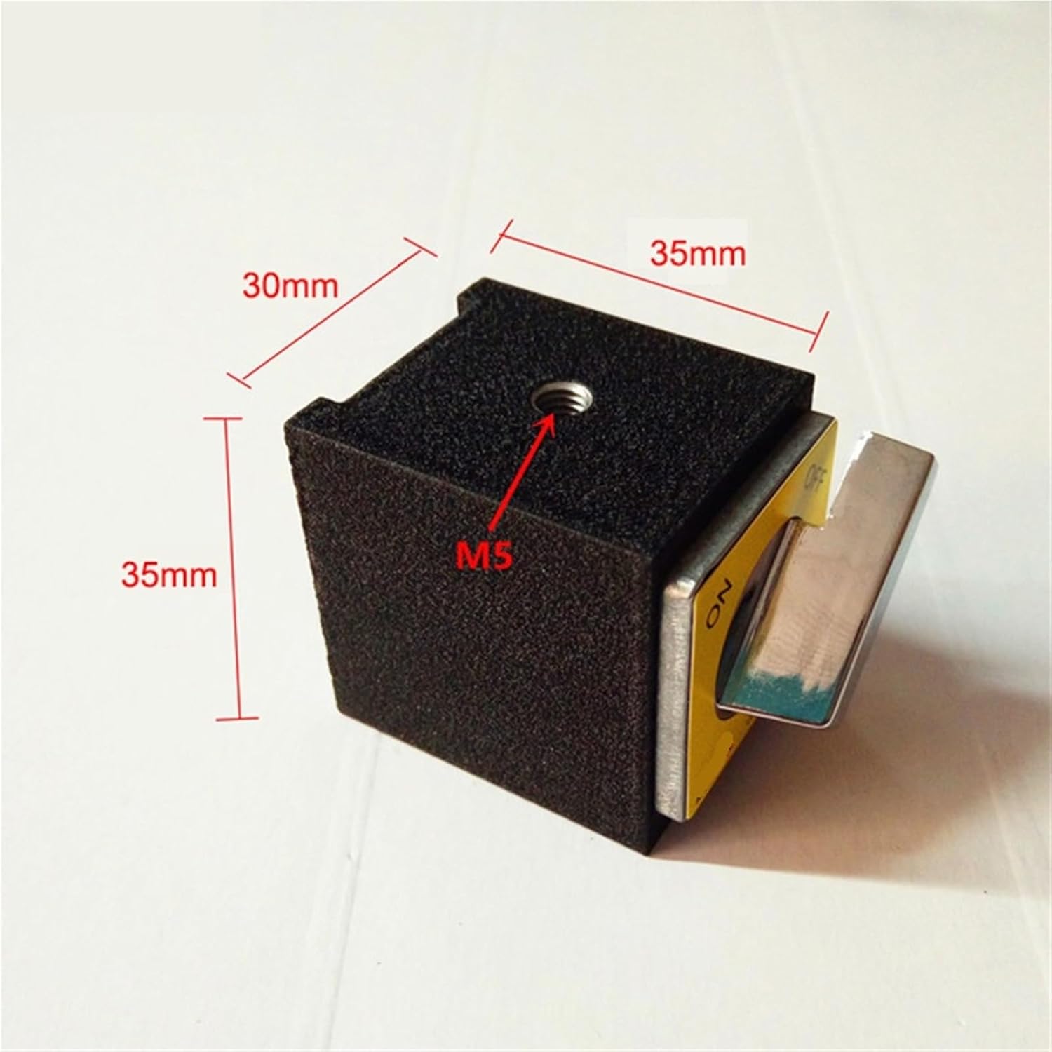 1Pcs 17kgf 80Kgf 100kgf Metal Switch Magnetic Table Base Magnetic Base Dial Indicator Stand Base Magnet Holder Wire Cutting(30kgf)