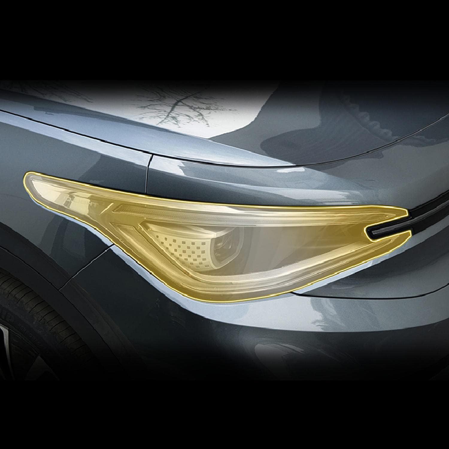 Car Exterior Headlight Anti-Scratch TPU PPF Protective Film ，for Volkswagen ID.4 X 2020-2023