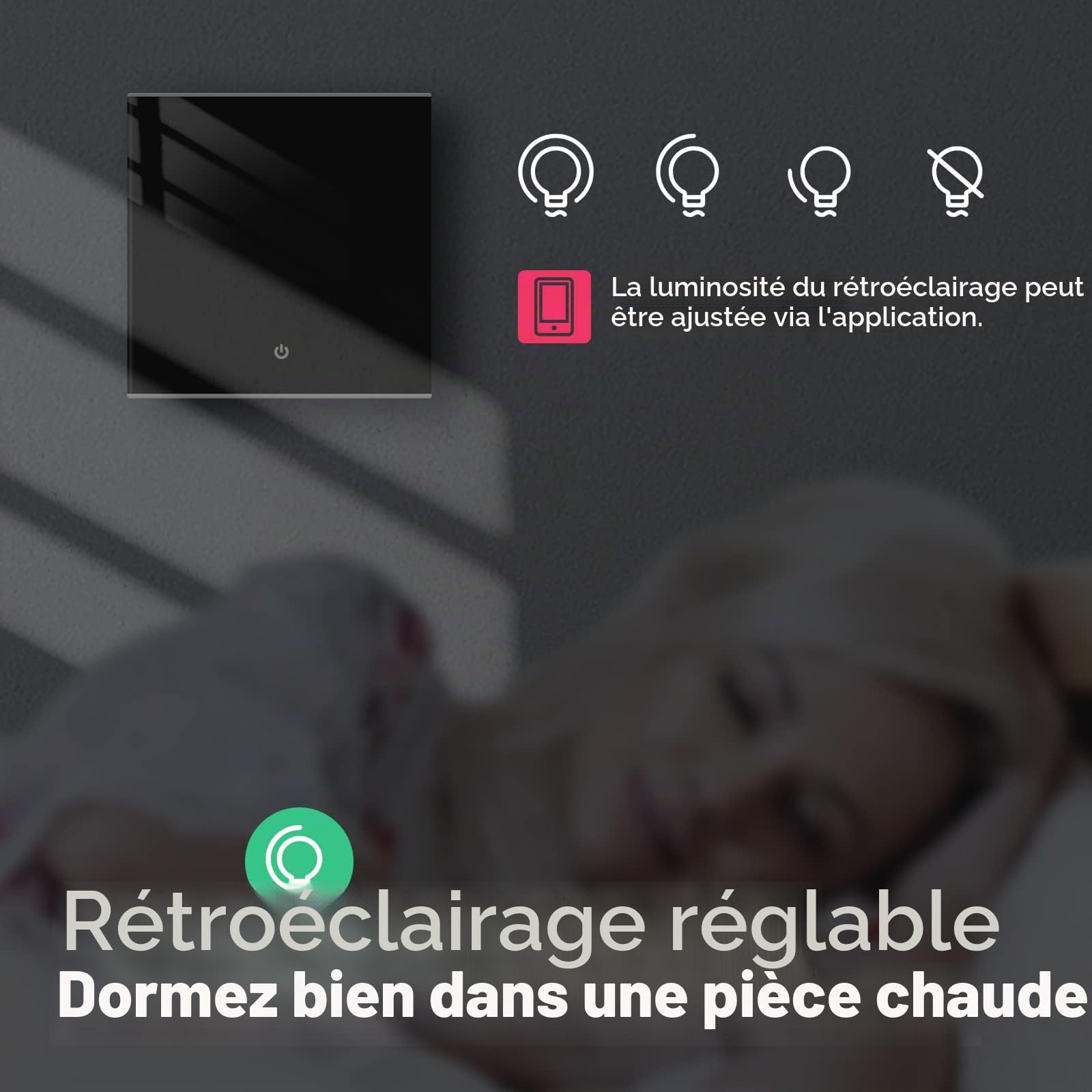 Beok Thermostat WiFi Intelligent, Thermostat de Chaudière Programmable pour Chauffage de Chaudière Eau/Gaz, Montage Mural avec Affichage LCD Numérique,TGW60-WIFI