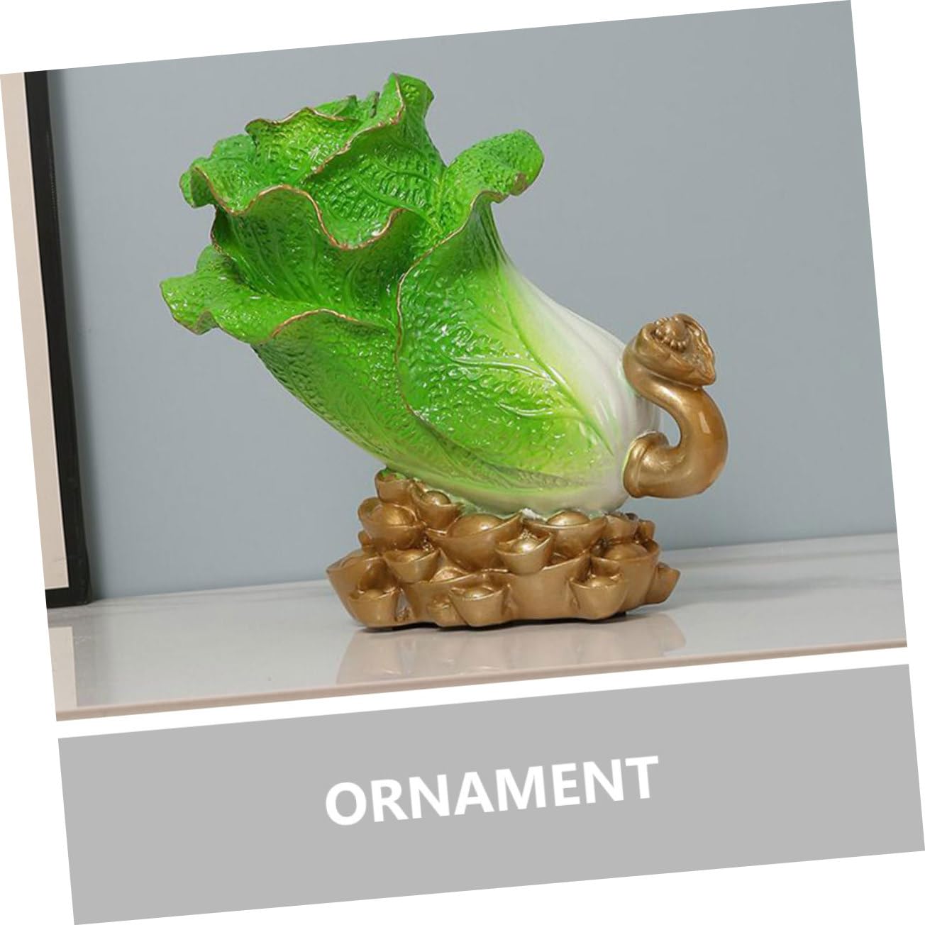 Amazon.co.jp: jojofuny 白菜の置物 樹脂製フィギュア 中国工芸品 縁起