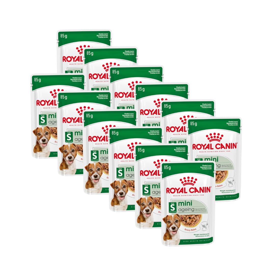ロイヤルカナン ミニエイジング 8歳以上 ウエットフードパウチ 85g✕48袋 ロイヤルカナン（ROYAL CANIN） 小型犬の高齢犬用 ミニ エイジング 8