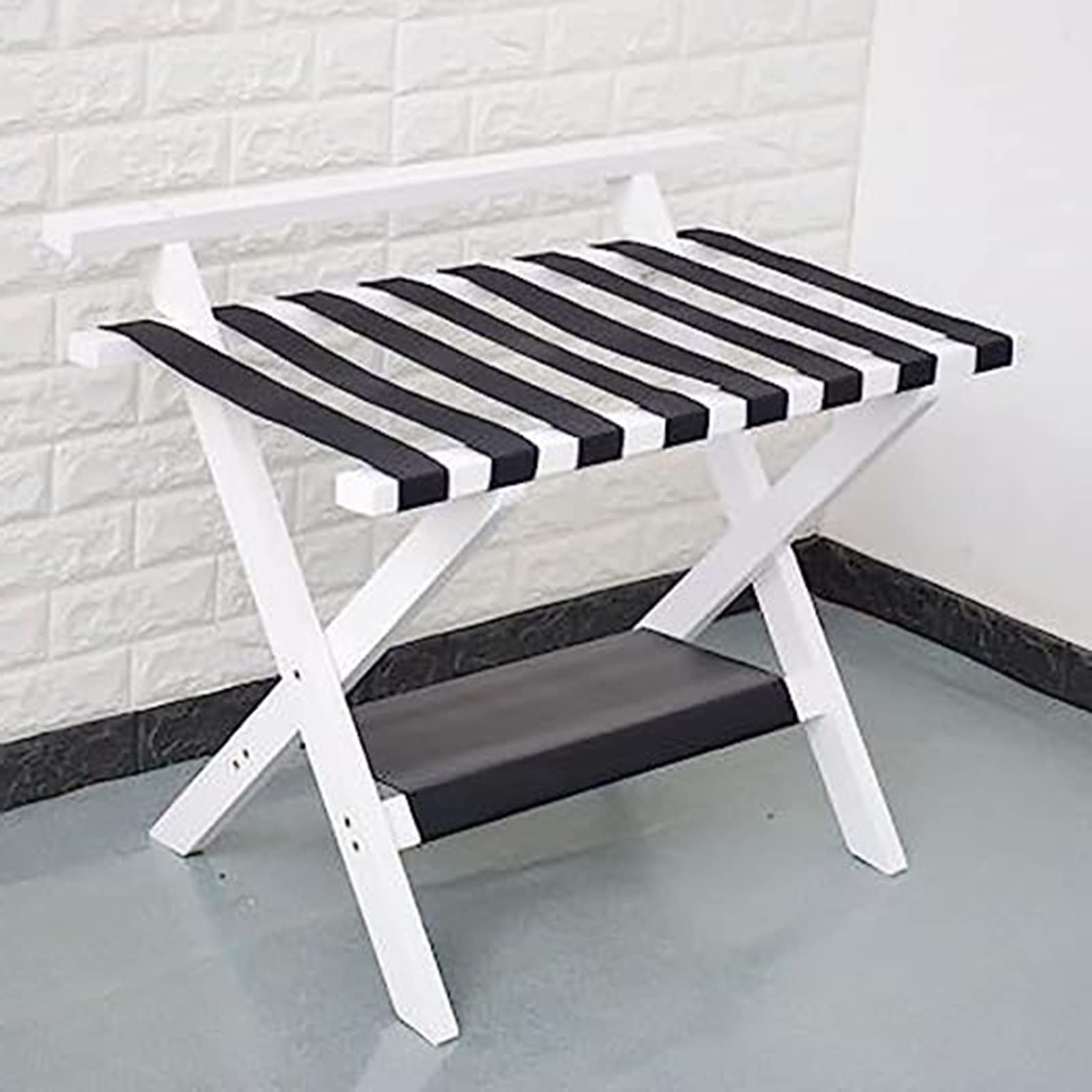 Portapacchi Pieghevole In Acciaio Inossidabile - Per Valigie E Bagagli, Ideale Per Camera Ospiti O Hotel - Foto 9