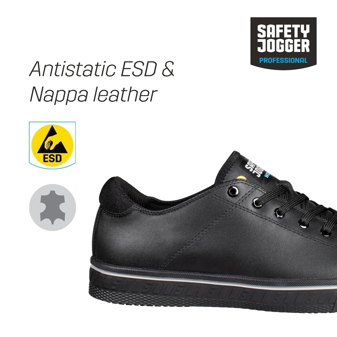 SAFETY JOGGER Chaussures de Travail légères pour Femmes et Hommes - Cool - Baskets Respirantes, Imperméable, Confortables et Antidérapantes, idéal pour Aide Soignants et Cuisine