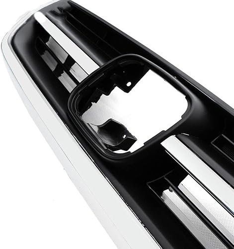 Miniatura 4 de Rejilla de parachoques compatible con Honda CRV CR-V 2010 2011 negro cromado parachoques delantero inferior + rejilla superior