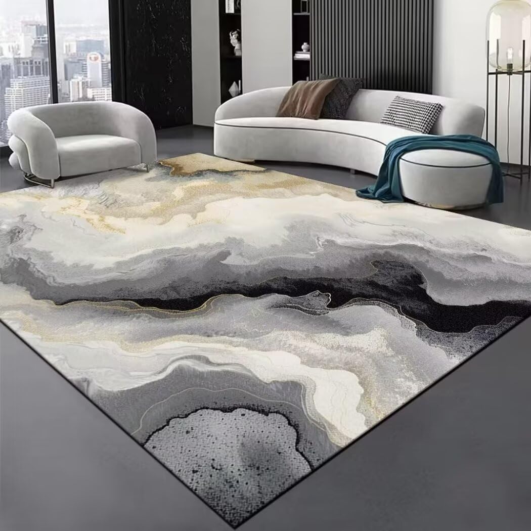 Tapis de salon antidérapant antitache pour sécuriser vos sols durs