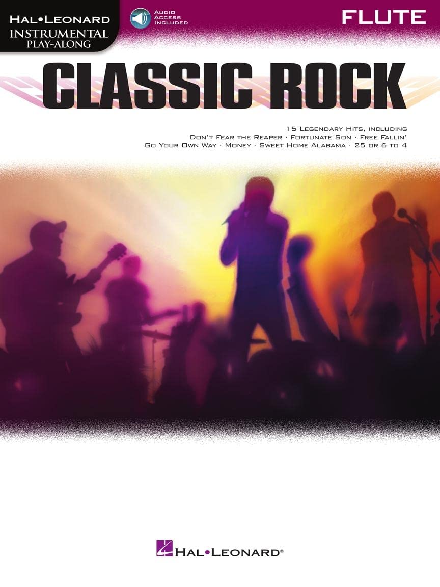 Classic Rock Instrumental Play-Along for Flute (Hal Leonard Instrumental Play-along)