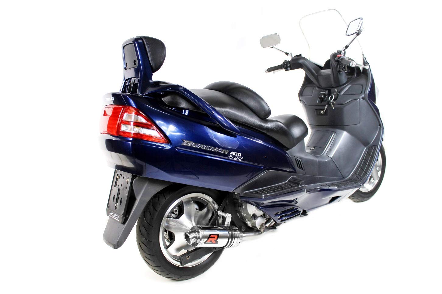 DOMINATOR Silenciador Escape GP1 compatible con BURGMAN 400 1998-2002
