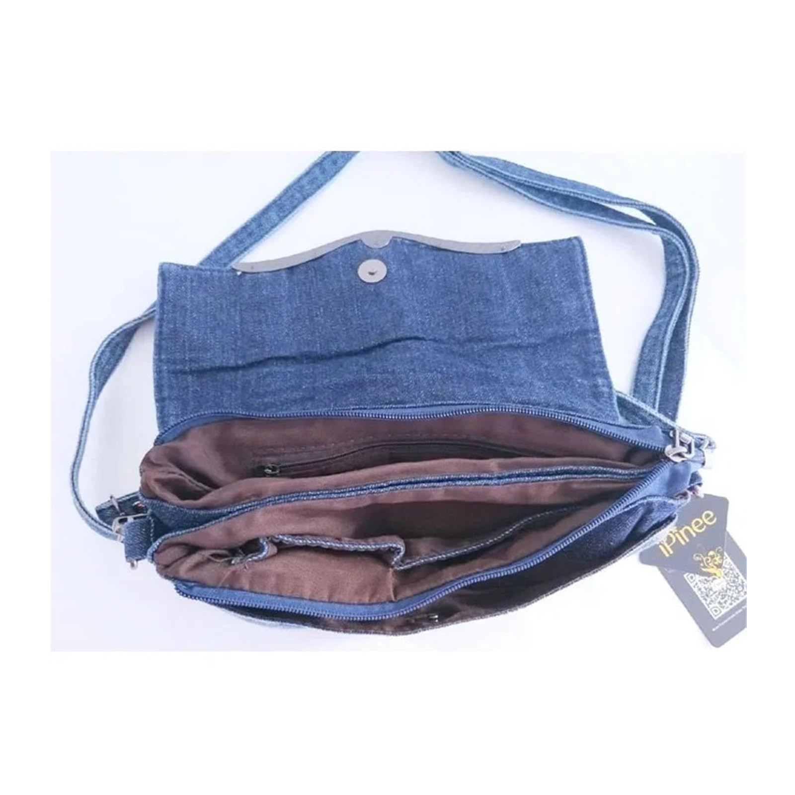 Bolso Vaquero Bolsos de mensajero retro for mujer, bolso hombro pequeño, tela vaquera, mano