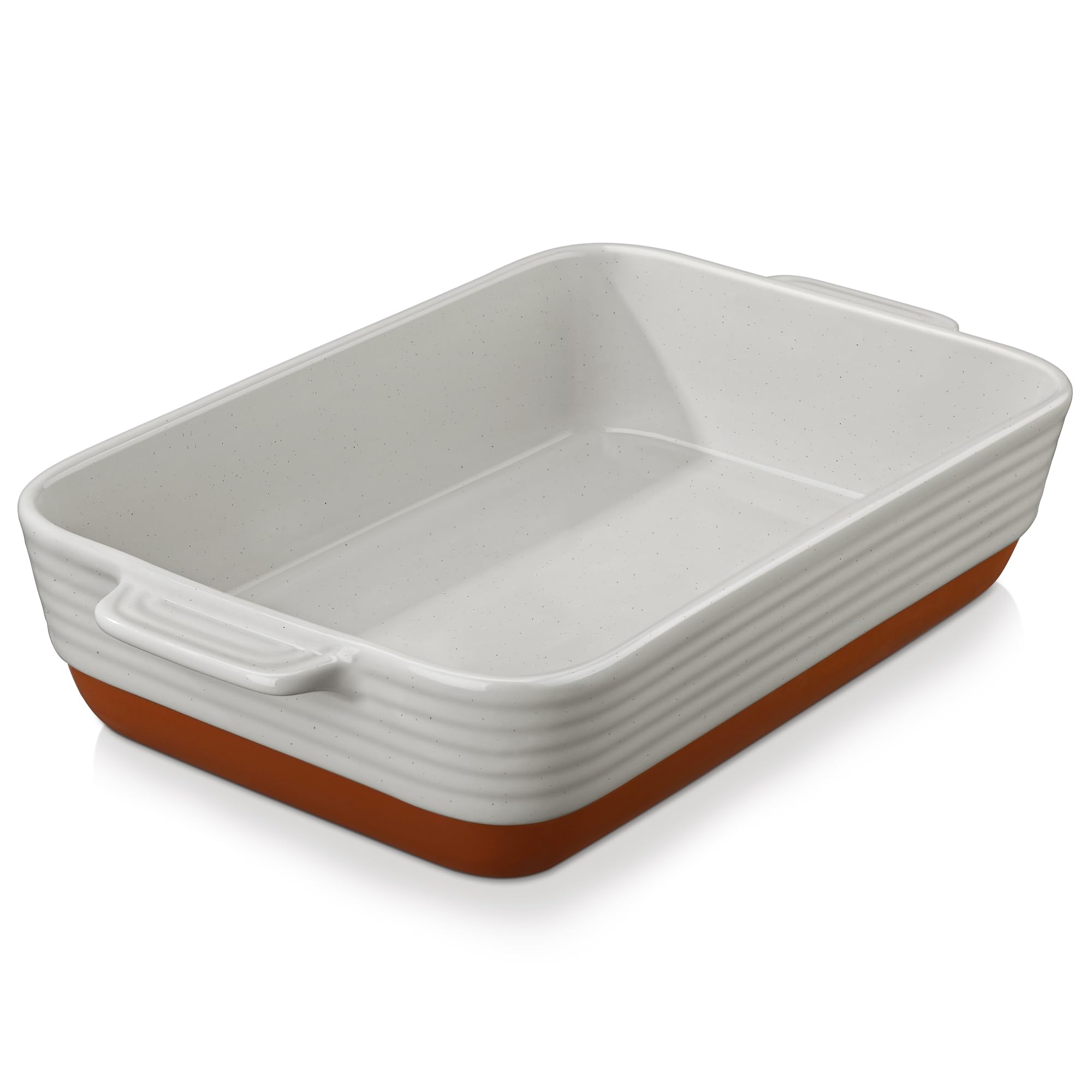 Amazon.com: MALACASA Lasagne Dishes for Oven, 4.8 Qt Ceramic Oven