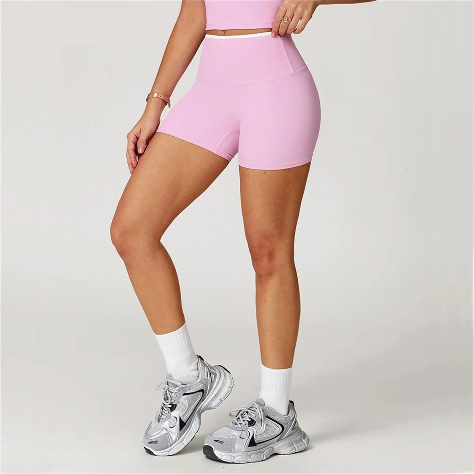 Shorts Sportivi da Donna Leggings da Donna, for Ciclismo, Jogging, Fitness, Vita Alta, Push-up, Allenamento, Palestra, Abbigliamento Yoga per Il Ciclismo
