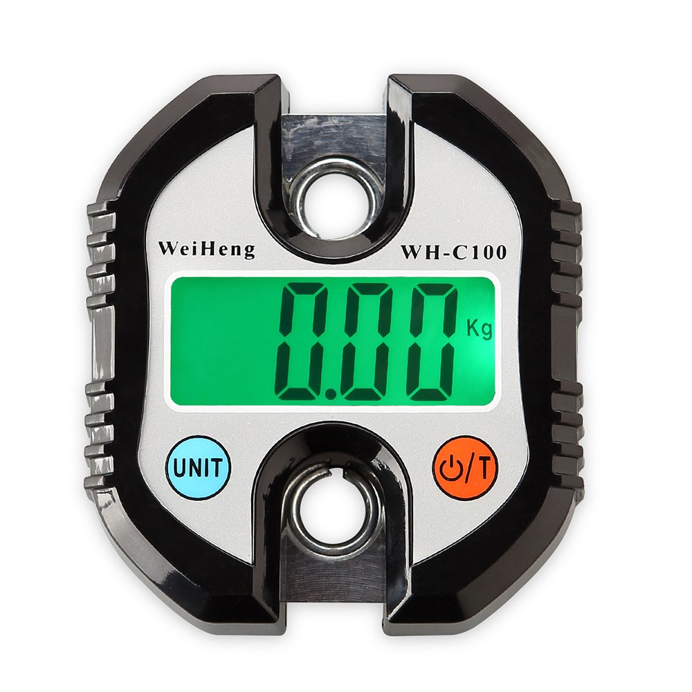Mingzhe Báscula de Grúa Electrónica WH-C100 Diseño de Doble Precisión 150 Kg para Uso Agrícola e Industrial ABS Duradero y Acero Inoxidable