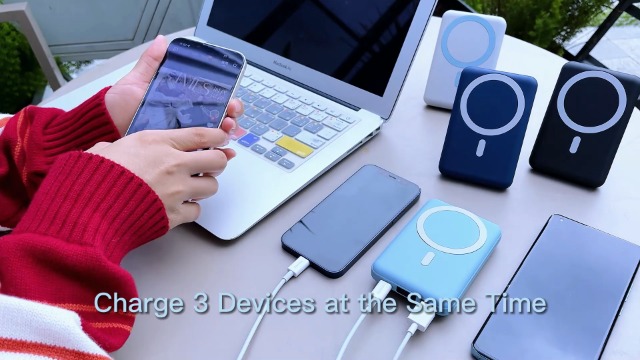 Power Bank Magnetico 10800mAh - Ricarica Wireless Per IPhone - Foto 8