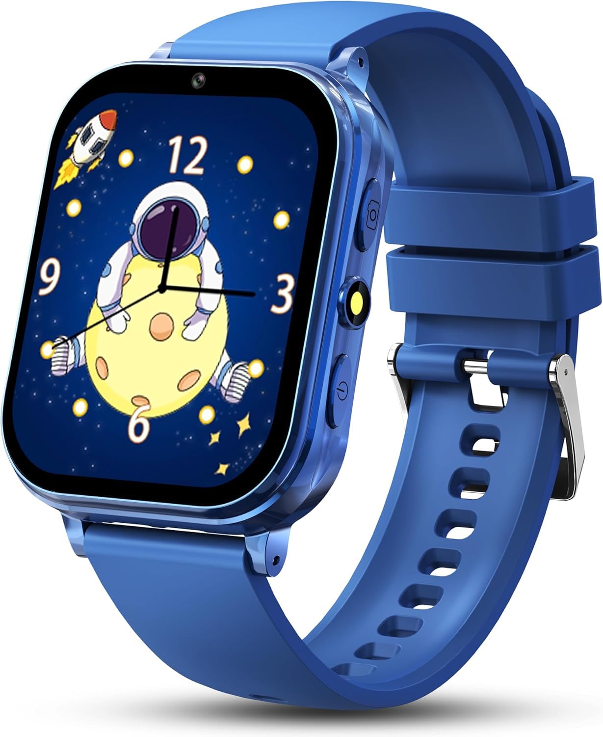 KALINCO Montre Connectée Enfant, 1,83" Smartwatch Avec Caméra HD/Lecteur de Musique vidéo/Livre Audio/Carte D'étude/13 Formation D'habitudes/Calculatrice, Cadeau pour Fille Garcon Femmes Hommes 5+ Ans