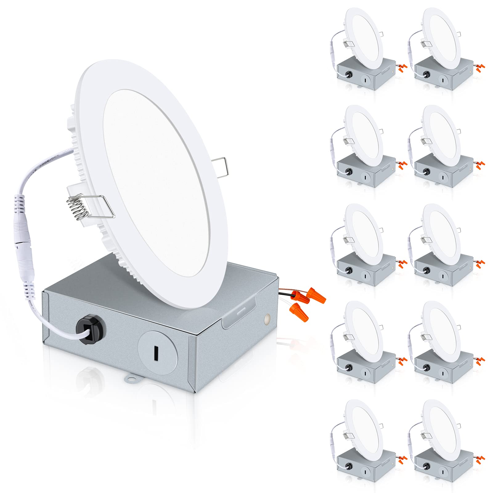 Buy LANGREE 6 inch UltraThin Recessed Ceiling Light with Junction Box