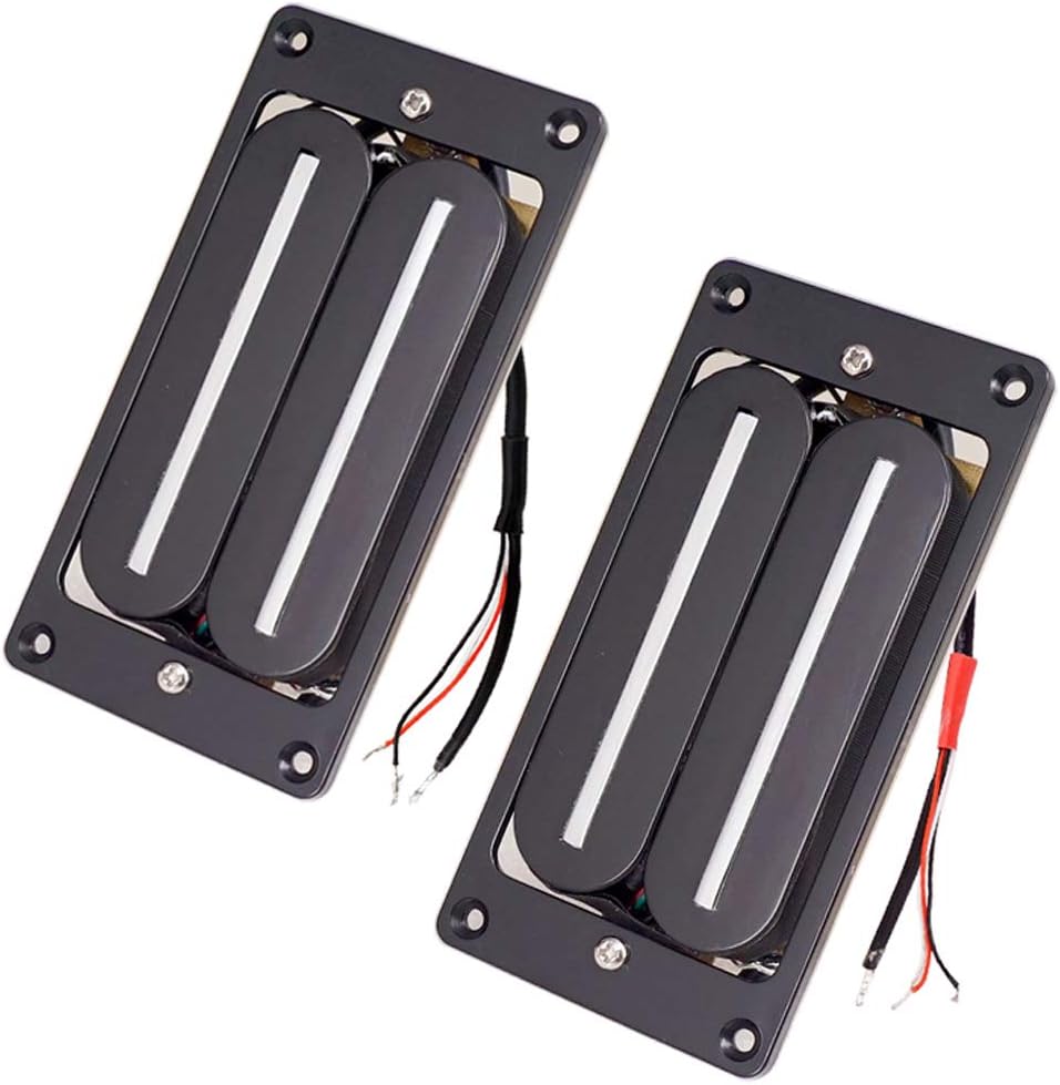 TOOYFUL Set of Track Pickups with Frames for Electric Guitar