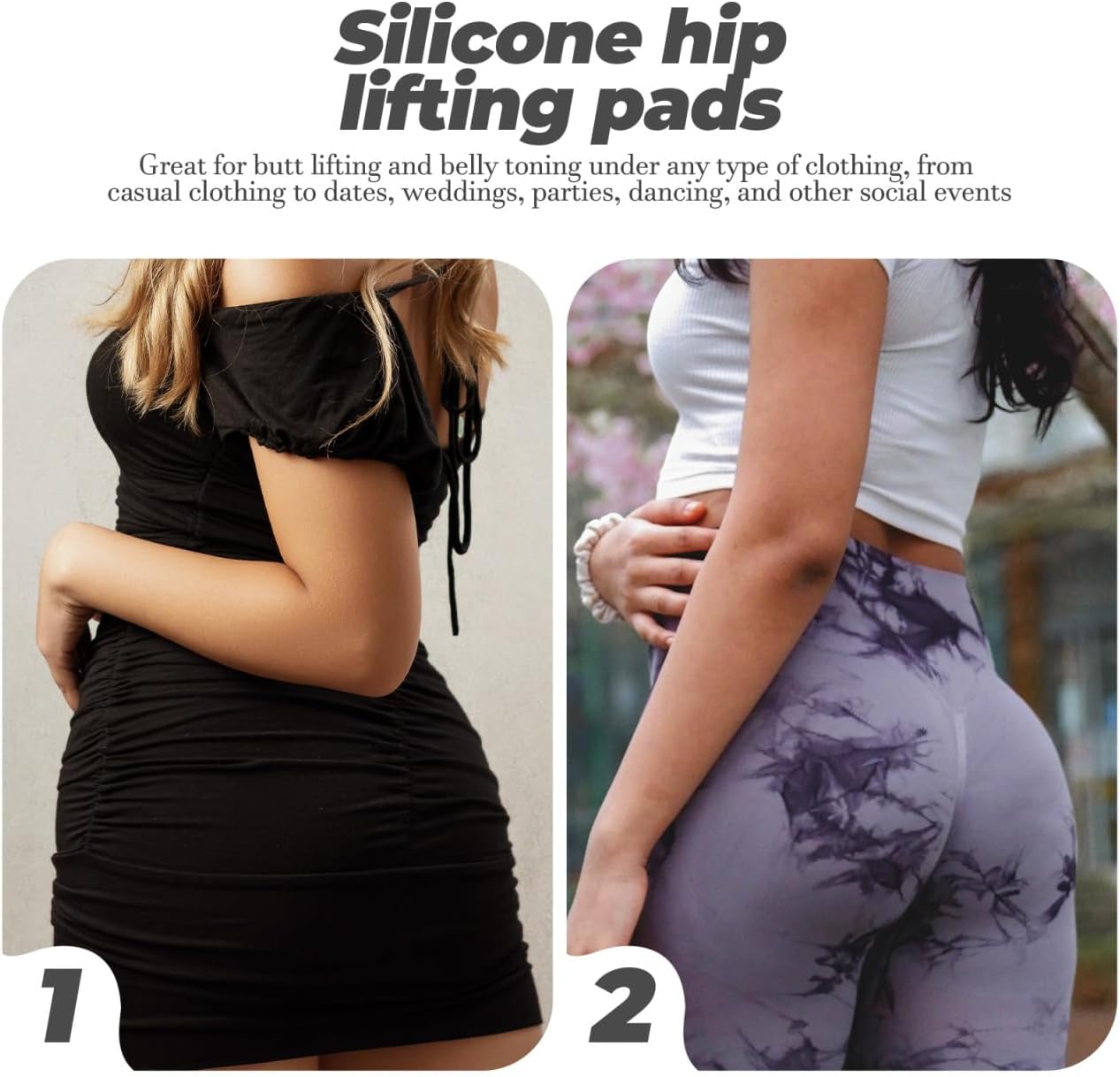 GALPADA Fake Butt Padded Push Up Ass Pads Reshaper Seamless Fake Buttocks Inserts Hip Pad Butt-lift Underwear Cushion - Image 9