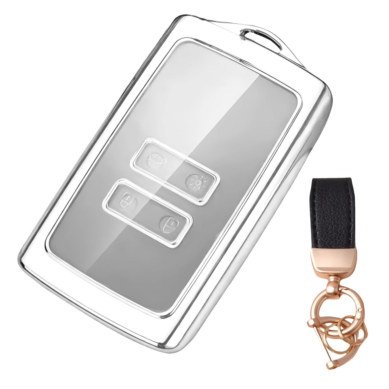 Ruiya Compatibile con Renault Rafale 2024 2025 Cover Chiavi auto, Cover Chiave in TPU Portachiavi Cover per Chiavi Auto Ricambio Chiave per Telecomando Custodia Coprichiave Rafale Accessori