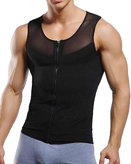 加圧インナー コンプレッションウェア タンクトップ メンズ インナー 加圧シャツ メンズ 加圧シャツ メンズ スポーツウェア ダイエット 補正下着 お腹引き締め コンプレッションウェア ブラック M