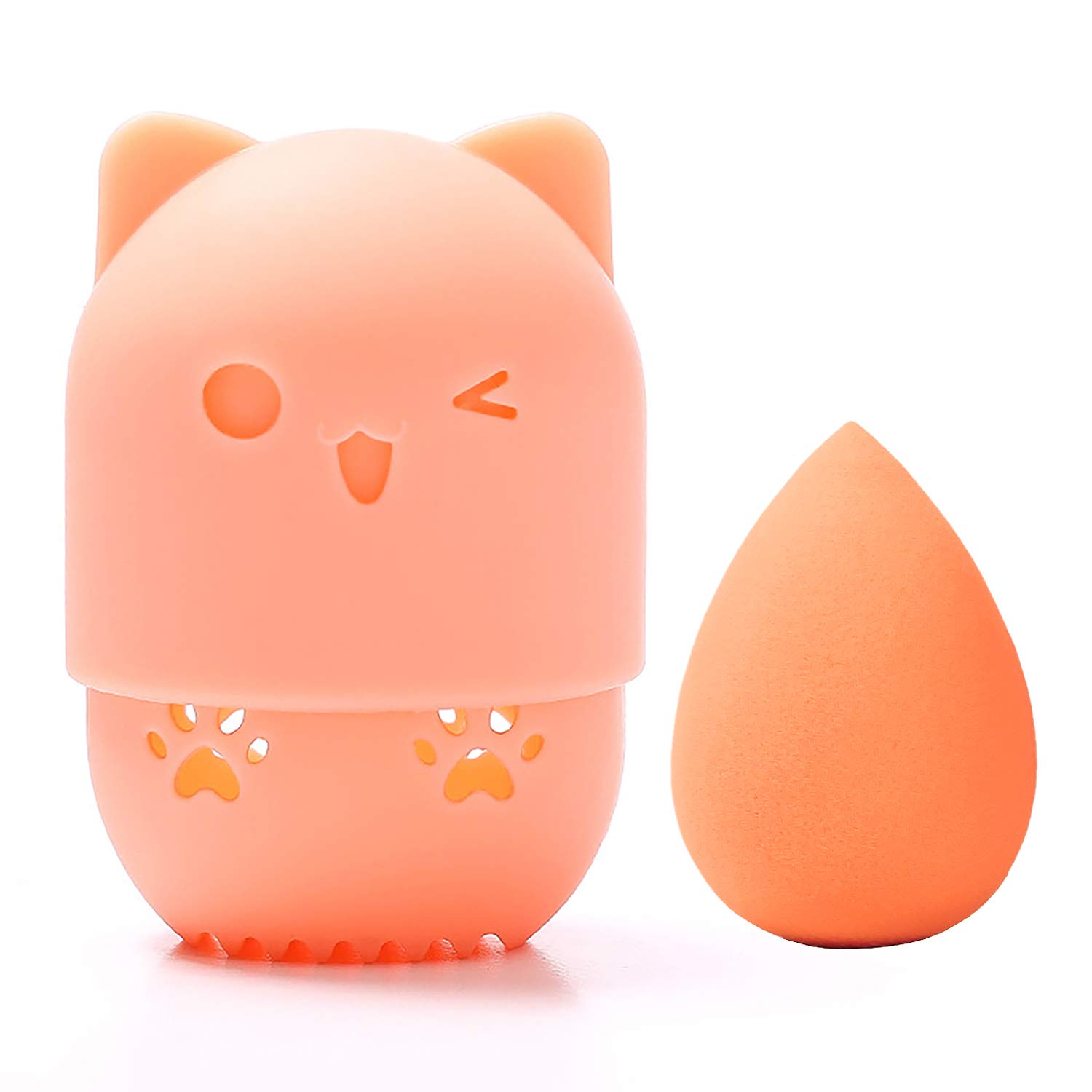 [Allure & Co.] Soft Makeup Sponge and Cute Cat Shaped