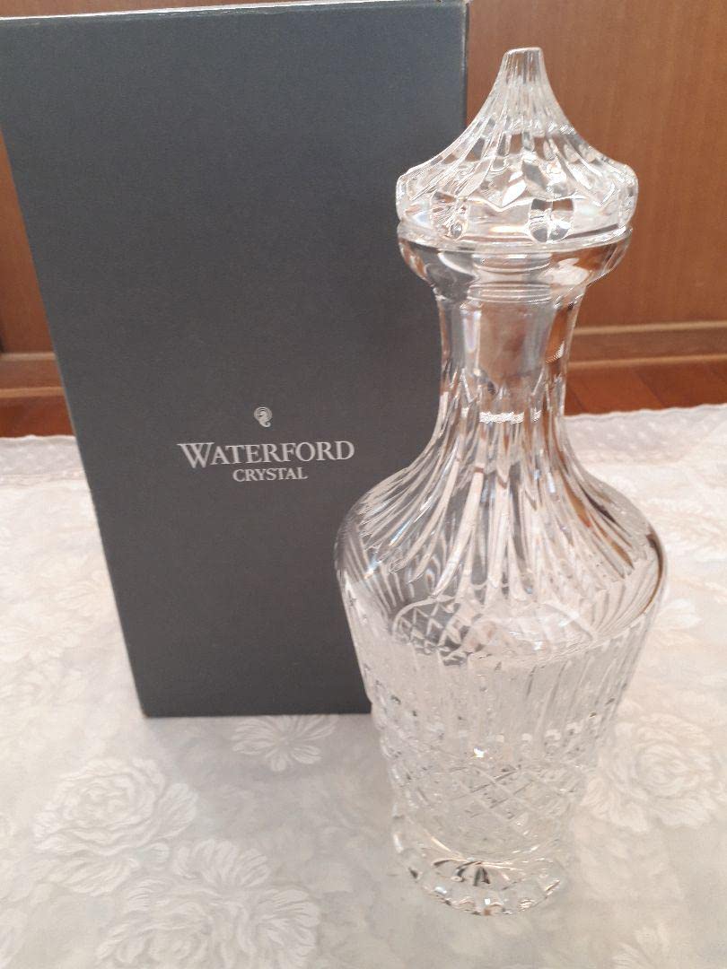新品 ウォーターフォードクリスタル 高級デキャンタ 遺産整理セールでこのデキャンタを買ったんだ。底にウォーターフォード
