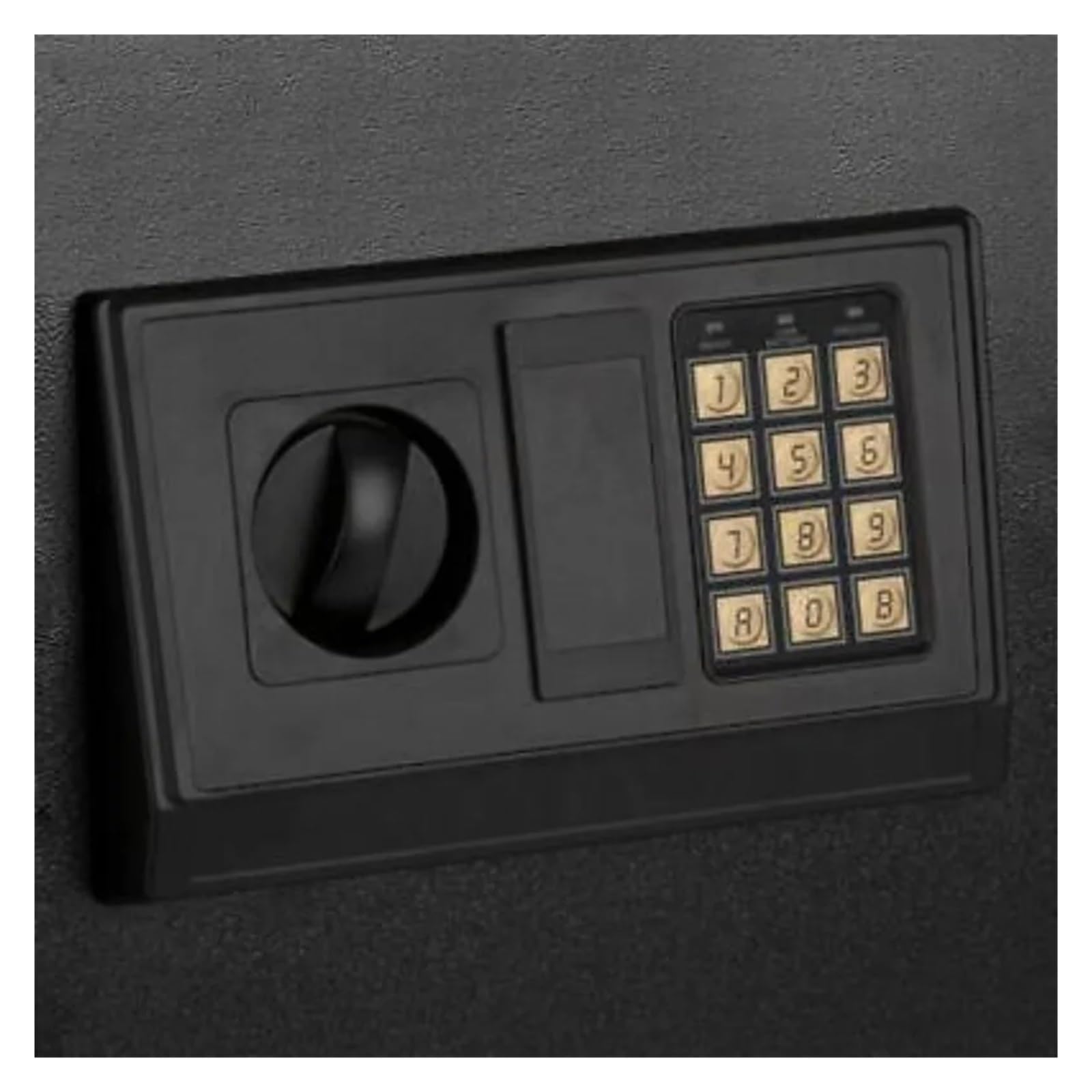 Cassaforte, Cassaforte Digitale In Acciaio Con Tastiera Nera E Grigio Argento, Grande Sicurezza For Casa E Ufficio