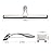 Hiware All-Purpose Shower Squeegee for Shower Doors, Bathroom, Window and Car Glass - Stainless Steel, 10 Inches
