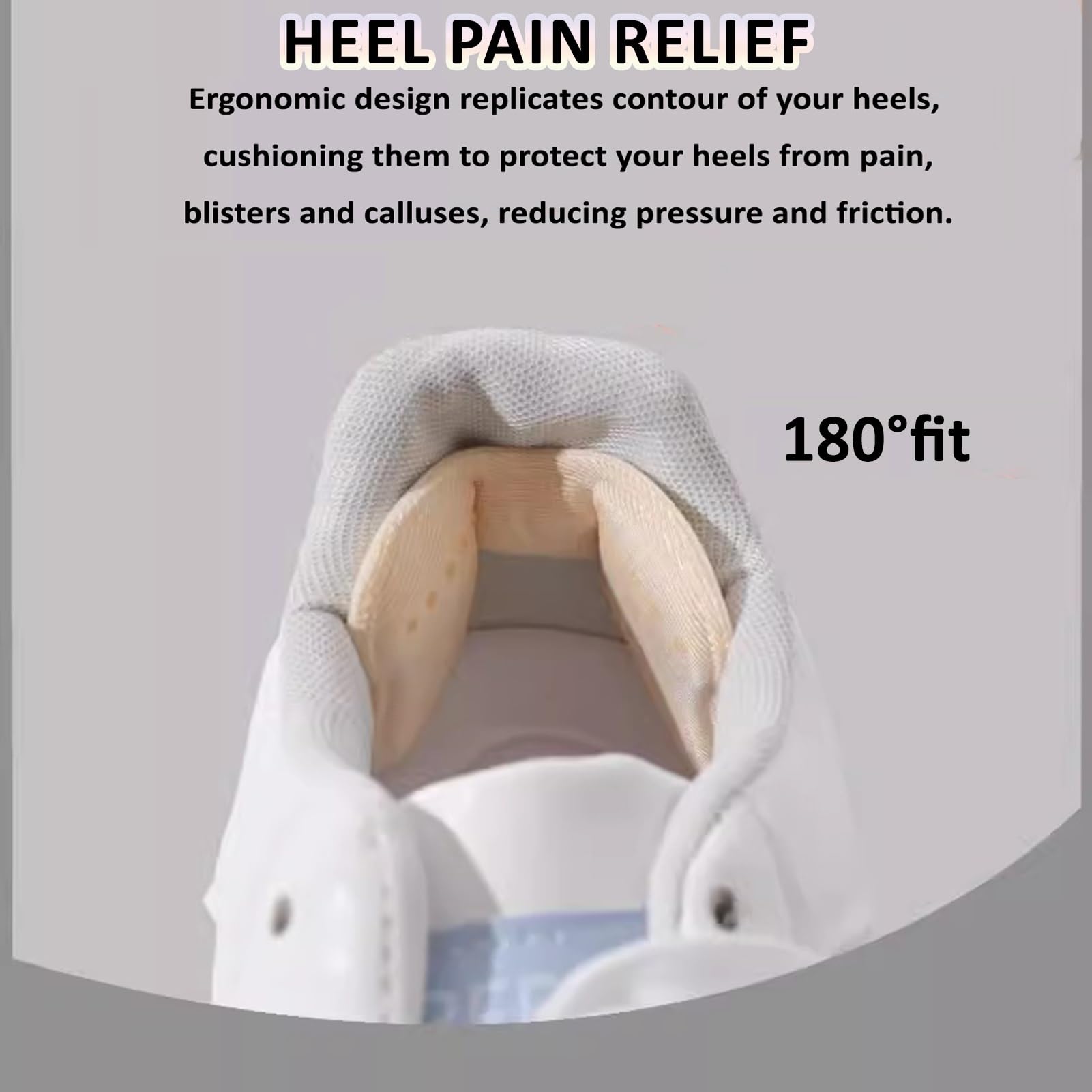Cuscinetti Per Scarpe Cuscinetti per tallone per scarpe, protezioni per tallone riutilizzabili per donne e uomini, prevengono lo scivolamento del tallone, lo sfregamento, le vesciche e il dolore ai pi