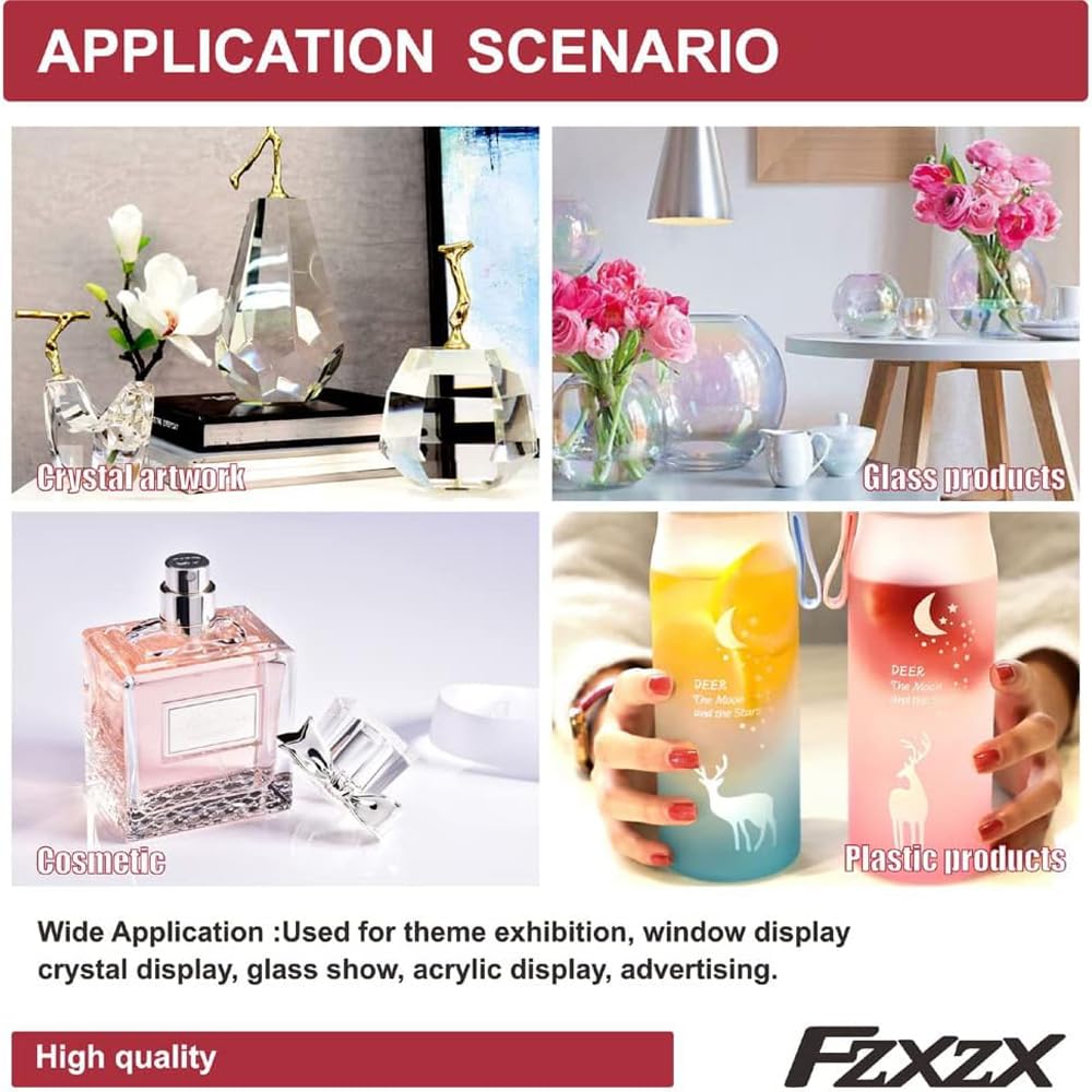 LEDピクチャーフレーム Amazon.com: FZXZX LED Rectangular Light Display Base for Crystals