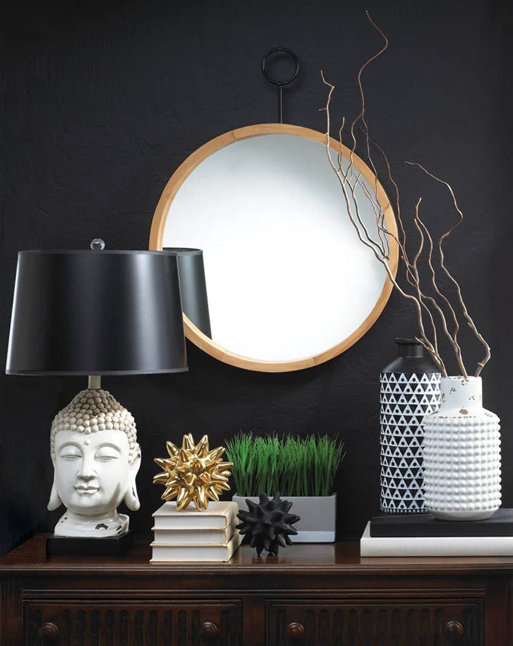 Lampe de table LAURIS avec grille métallique