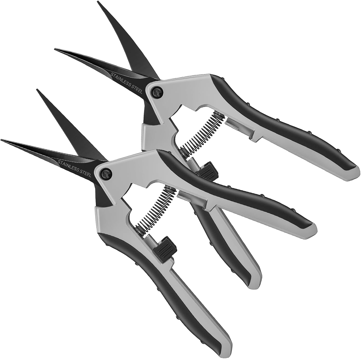 URADVANCE 6.5" Pruning Shears 2-Pack Review: Sharp Straight & Curved Blades for Roses, Herbs & Backyard Trimming